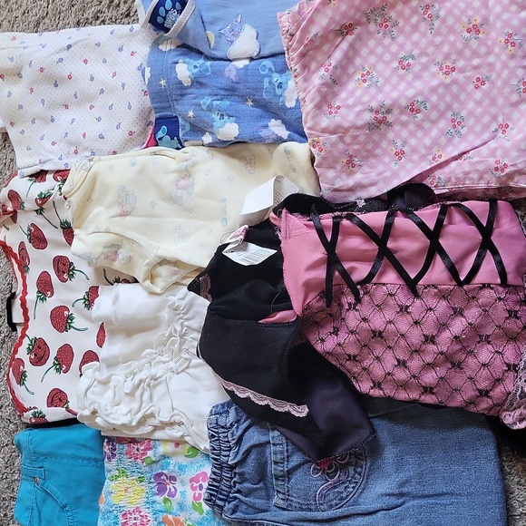 Source Unknown Other - 80's-Y2K Damaged, Colorful Girl Clothing Bundle For Crafts Or Repair